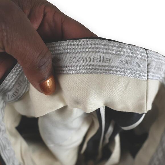 Zanella Mens Gray Dress Flat Front Pant 36 - Picture 4 of 9
